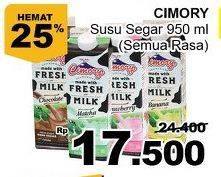 Promo Harga CIMORY Fresh Milk All Variants 950 ml - Giant