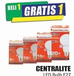 Promo Harga CENTRALITE LED Bulb E27 CDL 10W, E27 CDL 8W, E27 CDL 13W, E27 CDL 15W, E27 CDL 3W, E27 CDL 5W  - Hari Hari