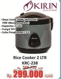 Promo Harga Kirin KRC-238  - Hari Hari