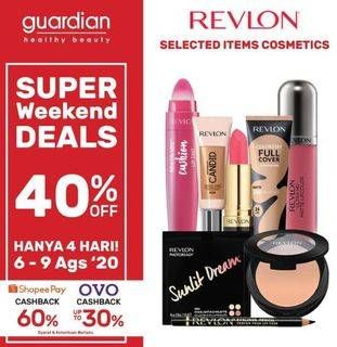 Promo Harga REVLON Cosmetic Selected Items  - Guardian