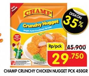 Promo Harga Champ Nugget Crunchy Nugget 450 gr - Superindo