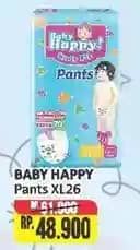 Promo Harga Baby Happy Body Fit Pants XL26 26 pcs - Alfamart