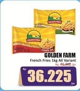 Promo Harga Golden Farm French Fries All Variants 1000 gr - Hari Hari