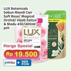 Promo Harga LUX Botanicals Body Wash Hijab Series Zaitun Madu, Magical Orchid, Soft Rose 400 ml - Indomaret