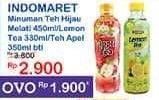 Promo Harga INDOMARET Minuman Teh Apel, Hijau Melati, Lemon 330 ml - Indomaret