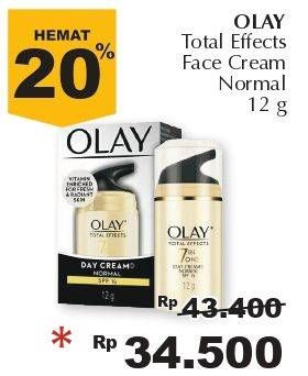 Promo Harga OLAY Total Effects 7 in 1 Anti Ageing Day Cream Normal 12 gr - Giant