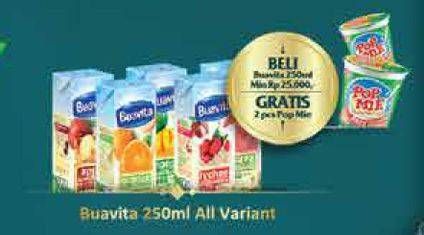 Promo Harga BUAVITA Fresh Juice All Variants 250 ml - Hypermart