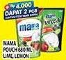 Promo Harga Mama Lime/Lemon Cairan Pencuci Piring  - Hypermart