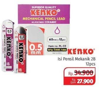 Promo Harga KENKO Mechanical Pencil Lead 2B 12 pcs - Lotte Grosir