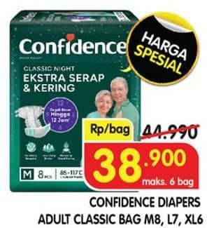 Confidence Adult Classic Night Ekstra Serap & Kering
