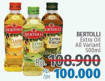Promo Harga BERTOLLI Olive Oil All Variants 500 ml - LotteMart