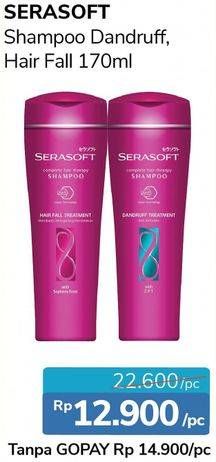 Promo Harga SERASOFT Shampoo Dandruff, Hair Fall Treatment 170 ml - Alfamidi