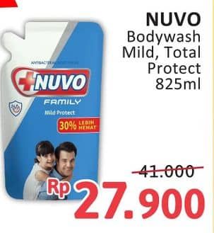 Promo Harga Nuvo Body Wash Mild Protect, Total Protect 825 ml - Alfamidi