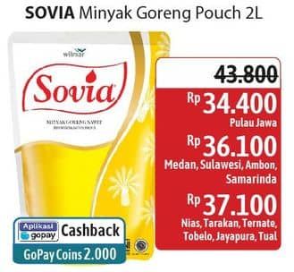 Promo Harga Sovia Minyak Goreng 2000 ml - Alfamidi