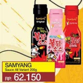 Promo Harga Samyang Buldak Hot Chicken Sauce All Variants 200 gr - Yogya