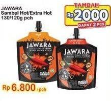 Promo Harga Jawara Sambal Hot, Extra Hot 120 ml - Indomaret