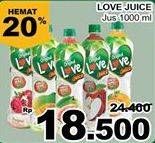 Promo Harga LOVE Juice 1000 ml - Giant