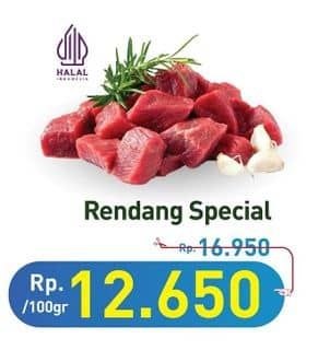 Promo Harga Daging Rendang Sapi Special per 100 gr - Hypermart