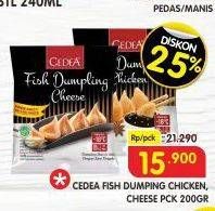Promo Harga Cedea Dumpling Chick, Cheese  - Superindo