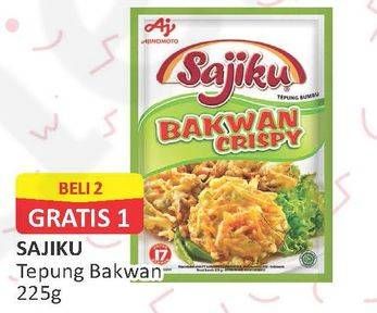 Promo Harga Ajinomoto Sajiku Tepung Bakwan Crispy 225 gr - Alfamart