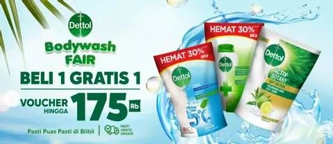 Promo Harga Dettol Body Wash  - Blibli