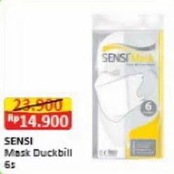 Promo Harga Sensi Mask Duckbill 6 pcs - Alfamart
