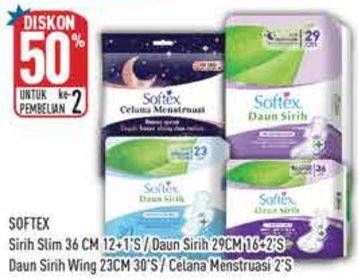 Promo Harga Softex Daun Sirih/Celana Menstruasi  - Hypermart