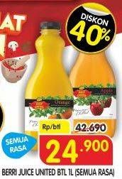 Promo Harga BERRI Juice All Variants 1000 ml - Superindo
