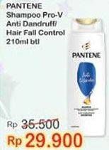 Promo Harga PANTENE Shampoo Anti Dandruff, Hair Fall Control 210 ml - Indomaret