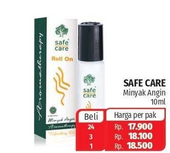 Promo Harga SAFE CARE Minyak Angin Aroma Therapy 10 ml - Lotte Grosir