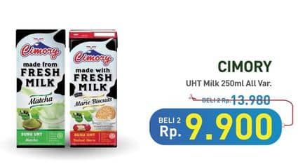 Promo Harga Cimory Susu UHT All Variants 250 ml - Hypermart