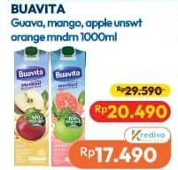 Promo Harga Buavita Fresh Juice Guava, Mango, Apple, Orange 1000 ml - Hypermart