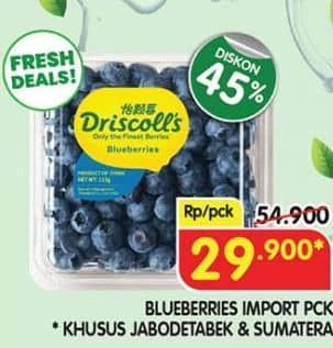 Promo Harga Blueberries Import  - Superindo