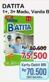 Promo Harga Dancow Batita Susu Pertumbuhan Madu, Vanilla 850 gr - Alfamart