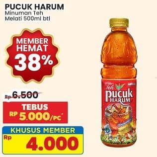 Promo Harga Teh Pucuk Harum Minuman Teh Jasmine 500 ml - Indomaret