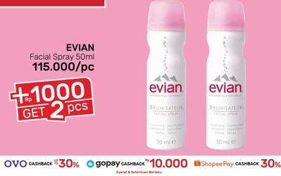 Promo Harga EVIAN Facial Spray 50 ml - Guardian