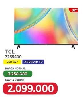 TCL 32S5400  Diskon 35%, Harga Promo Rp2.099.000, Harga Normal Rp3.250.000