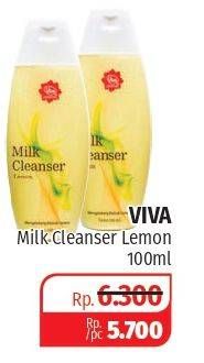 Promo Harga VIVA Milk Cleanser Lemon 100 ml - Lotte Grosir