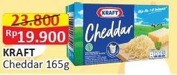 Promo Harga KRAFT Cheese Cheddar 165 gr - Alfamart