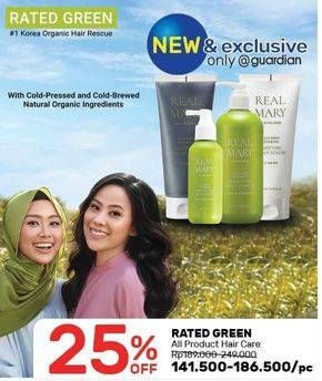 Promo Harga RATED GREEN All Product Hair Care  - Guardian