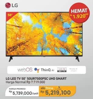 Promo Harga LG 50UR7500PSC  - Carrefour