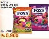 Promo Harga FOXS Crystal Candy All Variants 90 gr - Indomaret