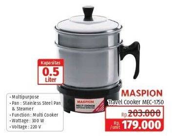 Promo Harga MASPION MEC 1750 Multi Cooker  - Lotte Grosir