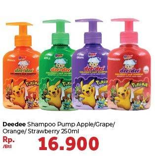 Promo Harga DEE DEE Kids Shampoo Apple, Grape, Orange, Strawberry 250 ml - Carrefour