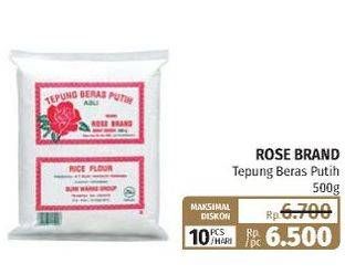 Promo Harga Rose Brand Tepung Beras 500 gr - Lotte Grosir