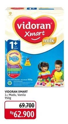 Promo Harga Vidoran Xmart 1+ Vanilla, Madu 950 gr - Alfamidi