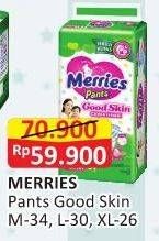 Promo Harga Merries Pants Good Skin M34, L30, XL26  - Alfamart