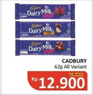 Promo Harga CADBURY Dairy Milk All Variants 62 gr - Alfamidi