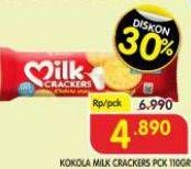 Promo Harga Kokola Milk Crackers 110 gr - Superindo