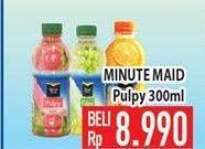 Promo Harga MINUTE MAID Juice Pulpy 300 ml - Hypermart